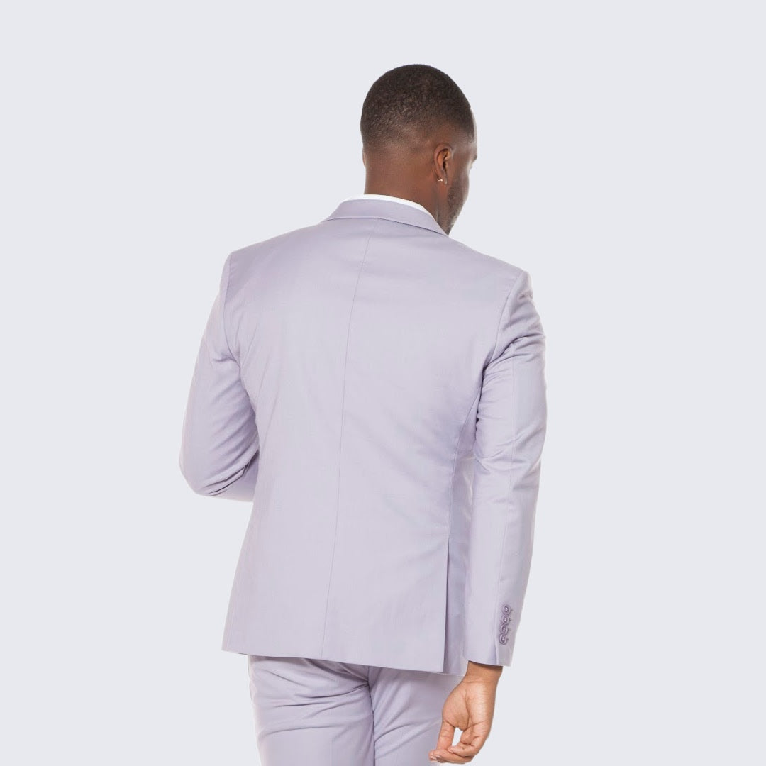 [DISCOUNTED] Men's Lavender Suit Three Piece Set - Limited Sizes