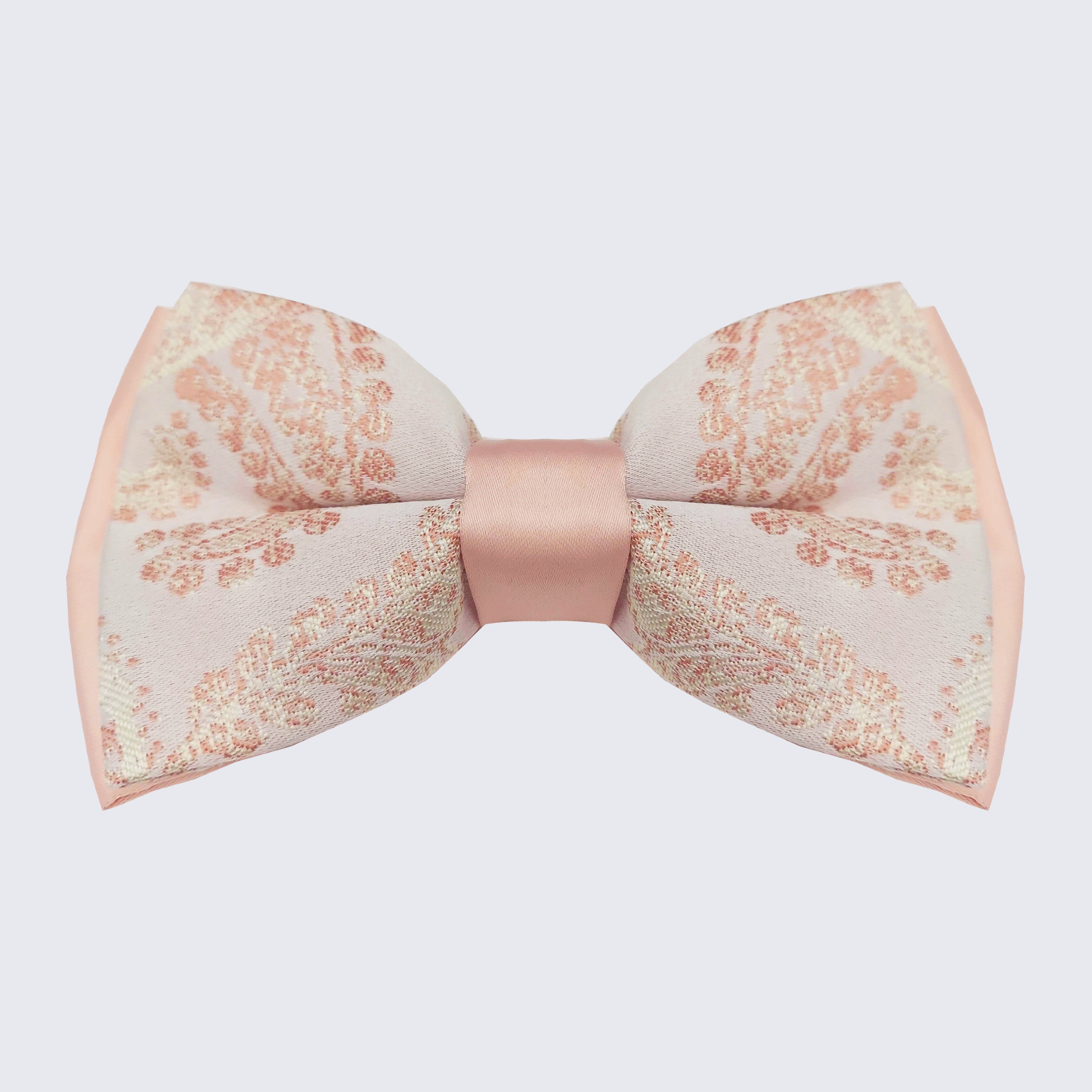 [DISCOUNTED] Pink Tuxedo with Paisley Design Four Piece Set - Limited Sizes